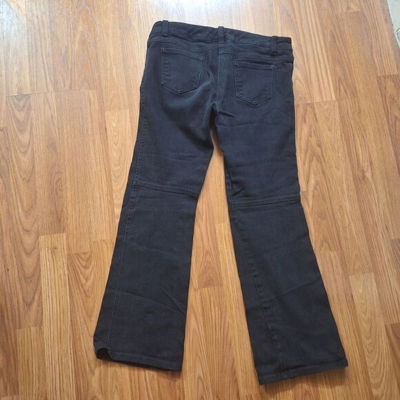 Vintage Lip Service Juniors Jeans Flared Low Rise Black Y2K Size 9 - Picture 5 of 15